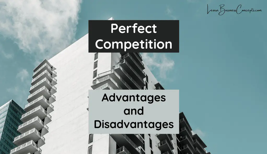 Advantages and Disadvantages of Perfect Competition